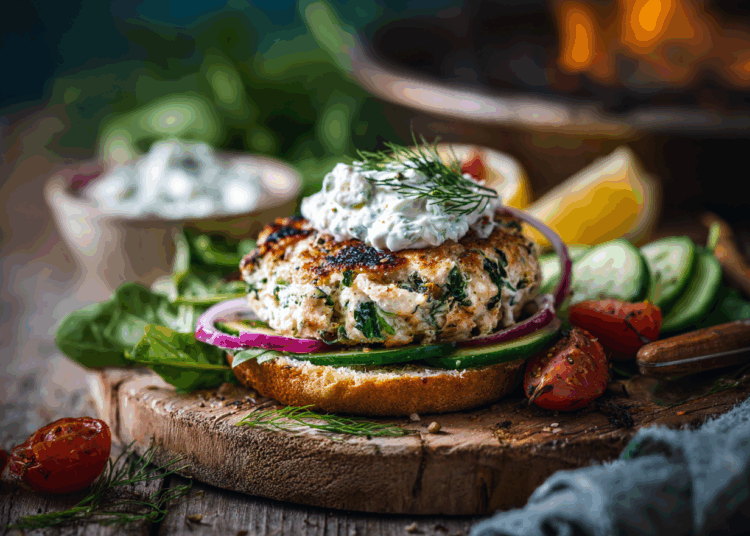 Fast And Easy Spinach And Feta Turkey Burgers