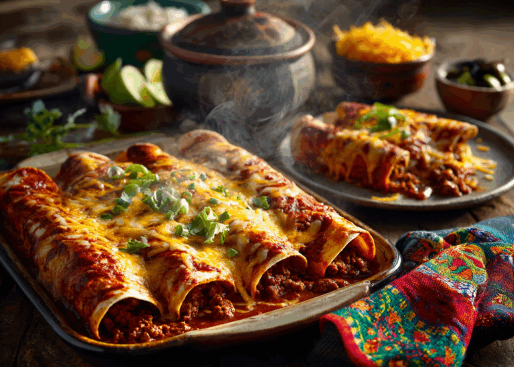 Easy Beef Enchiladas