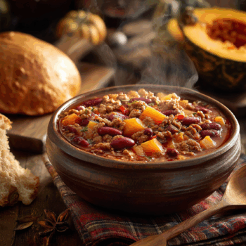 Yummy Ground Turkey And Butternut Squash Chili