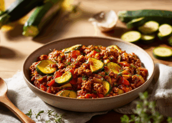 Satisfying Turkey And Zucchini Ragu