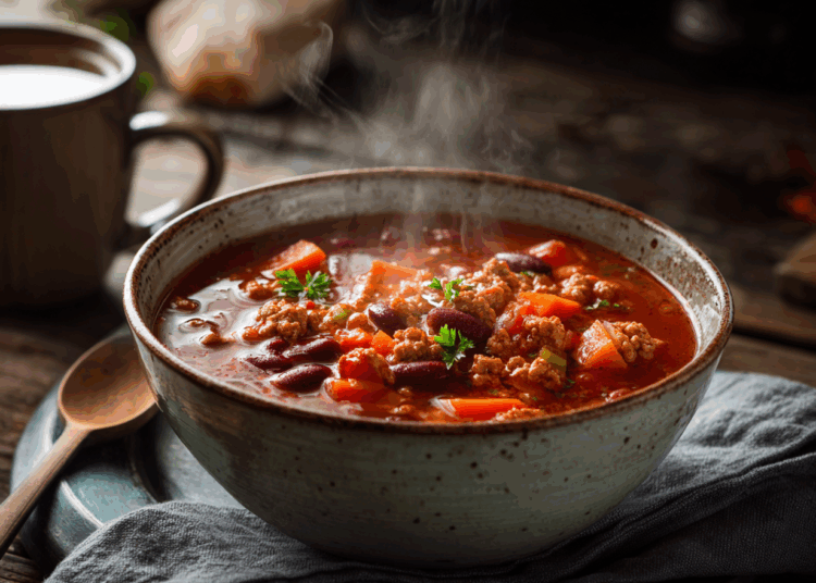 Simple And Easy Turkey And Red Bean Chili