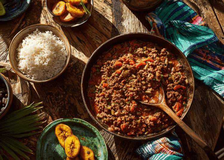 Tasty Ground Beef Picadillo