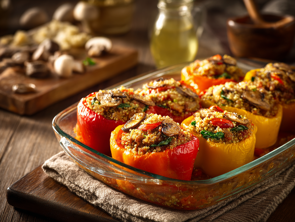 The Best Turkey And Quinoa Stuffed Bell Peppers 2 The Best Turkey And Quinoa Stuffed Bell Peppers2
