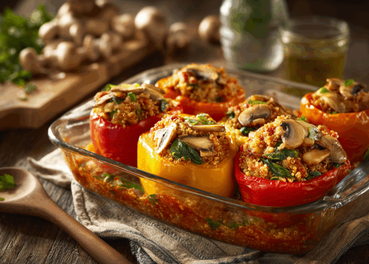 The Best Turkey And Quinoa Stuffed Bell Peppers