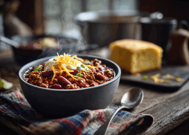 Satisfying And Easy Turkey Chili