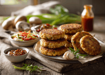 Special Chicken And Vegetable Brown Rice Patties