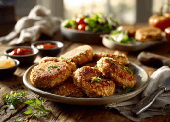Hearty Whole Grain Chicken Patties