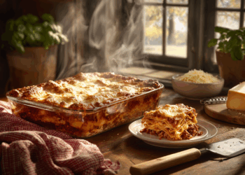 Heavenly Baked Spaghetti Lasagna