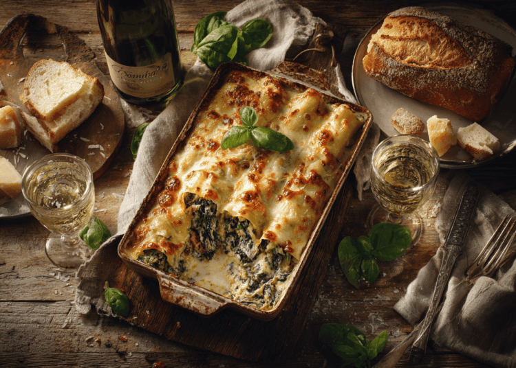 Creamy Beef And Spinach Cannelloni 1