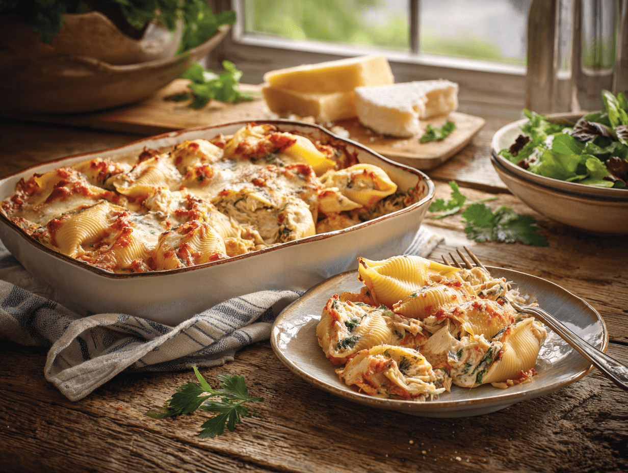 Smoked Chicken And Artichoke Stuffed Pasta2