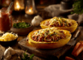 Savoury Stuffed Spaghetti Squash
