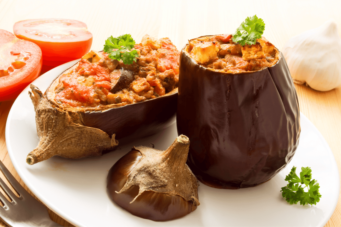 Bolognese-Stuffed Aubergine