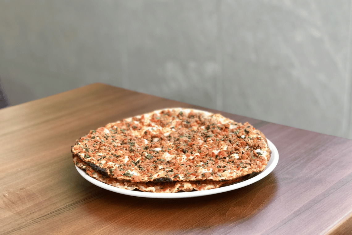 Turkish Lamb Pizza