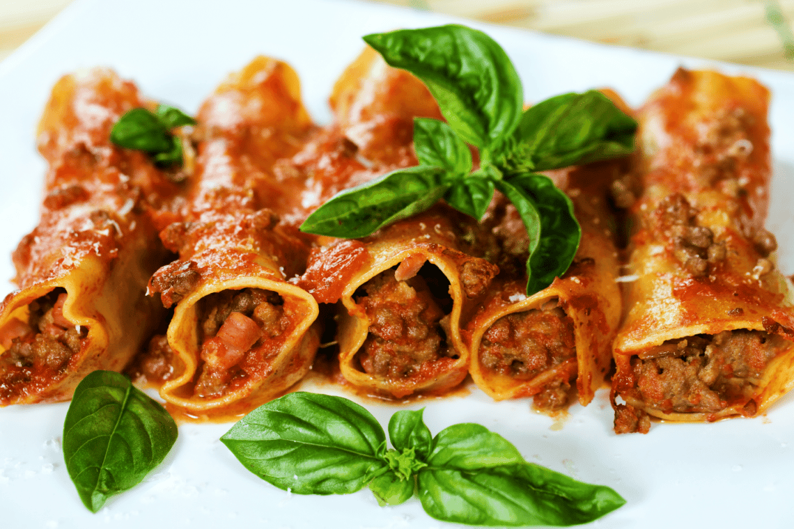 Italian Cannelloni Al Forno