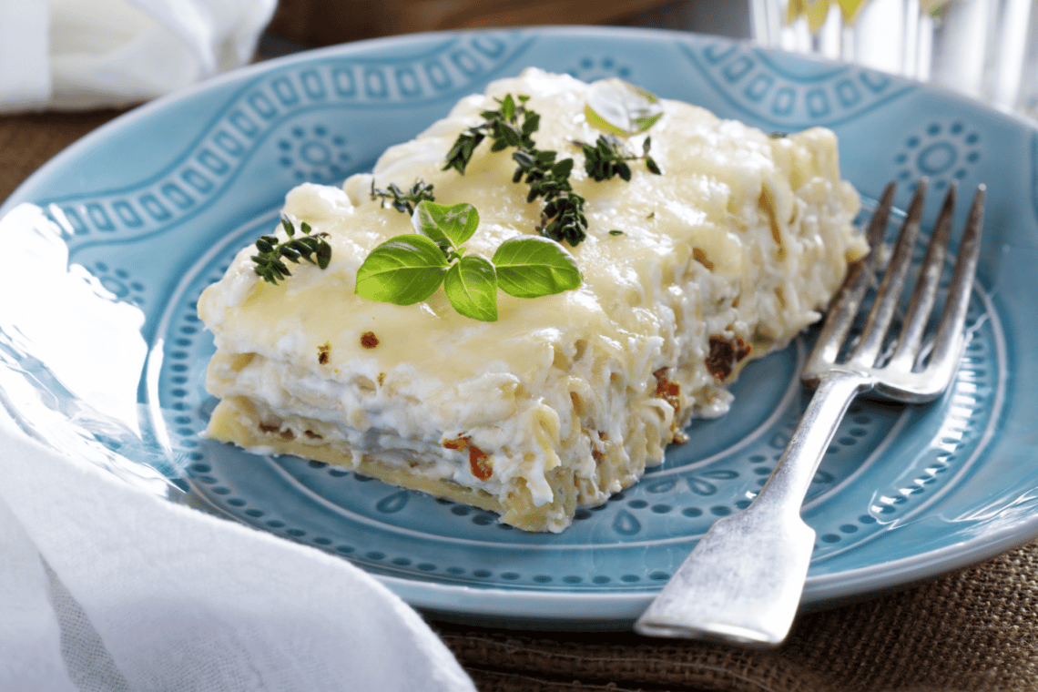 Minced Beef Lasagna With White Sauce