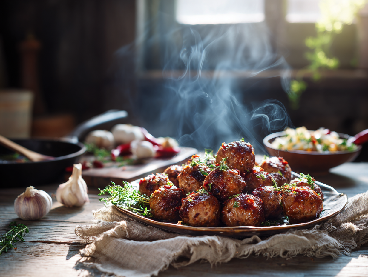 Easy Bacon Wrapped Paleo Meatballs