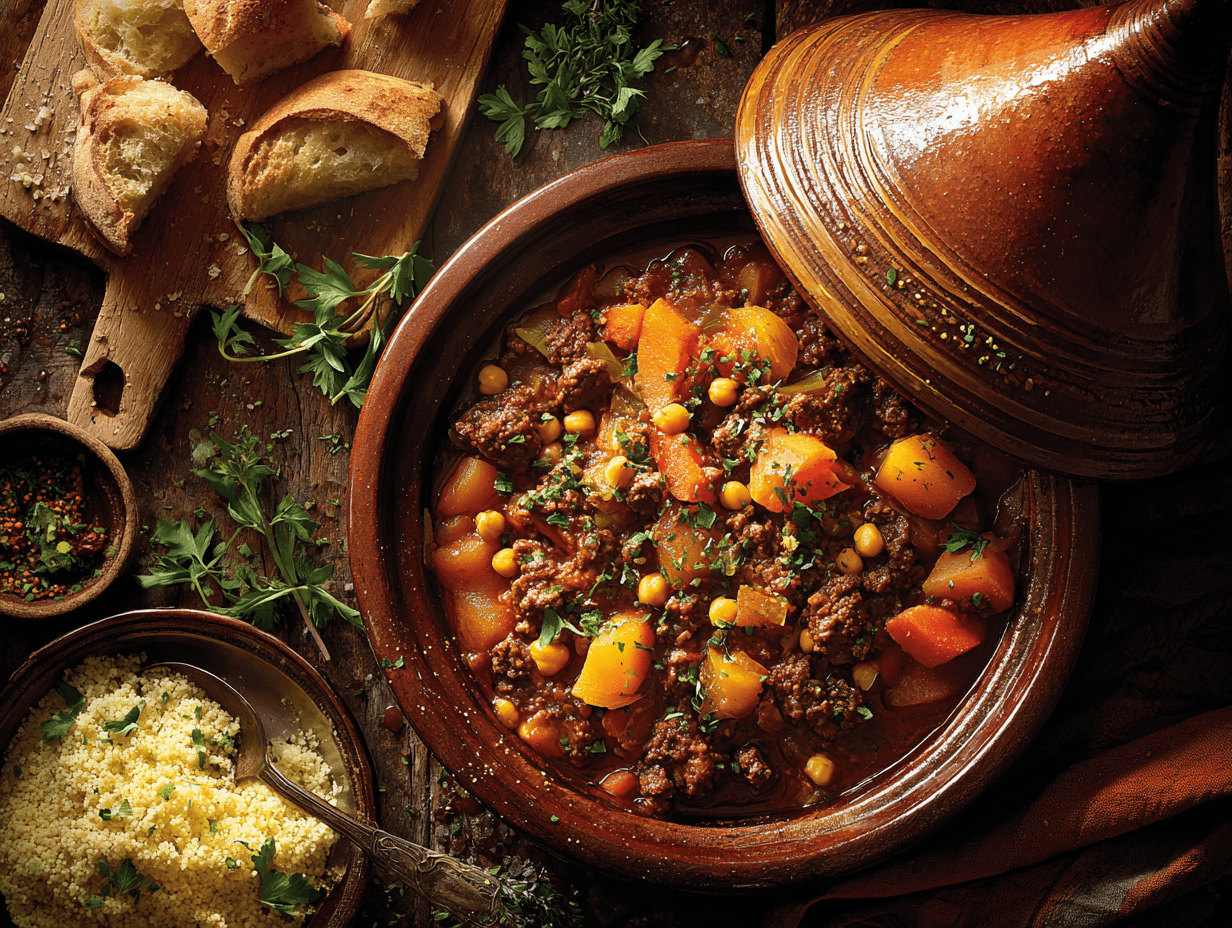 Filling Moroccan Lamb Tagine