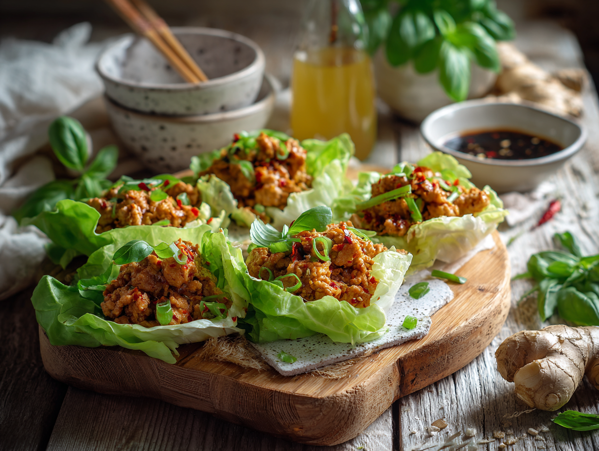 Quick And Healthy Turkey Lettuce Poppers