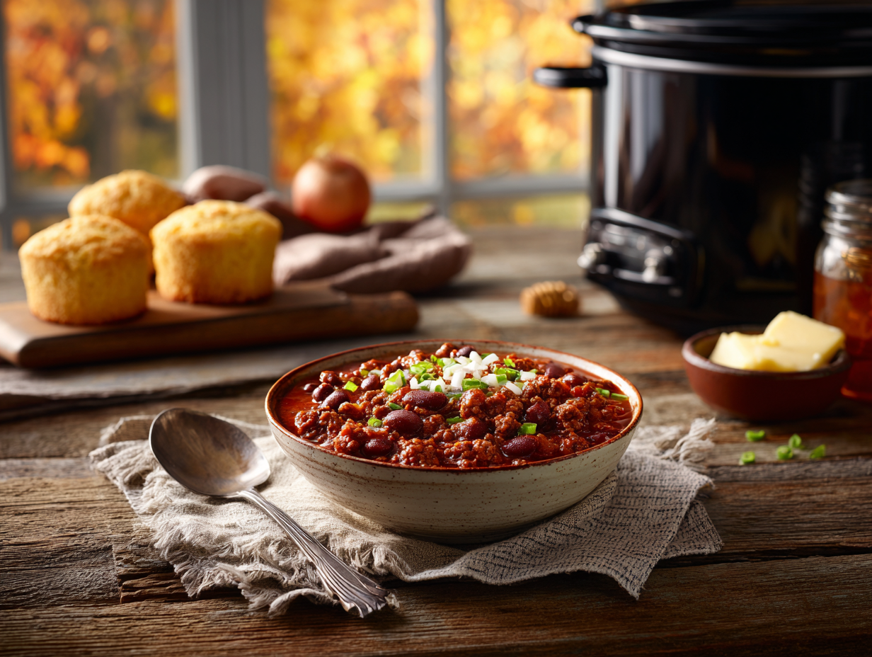 The Easiest Ground Beef Chili Recipe