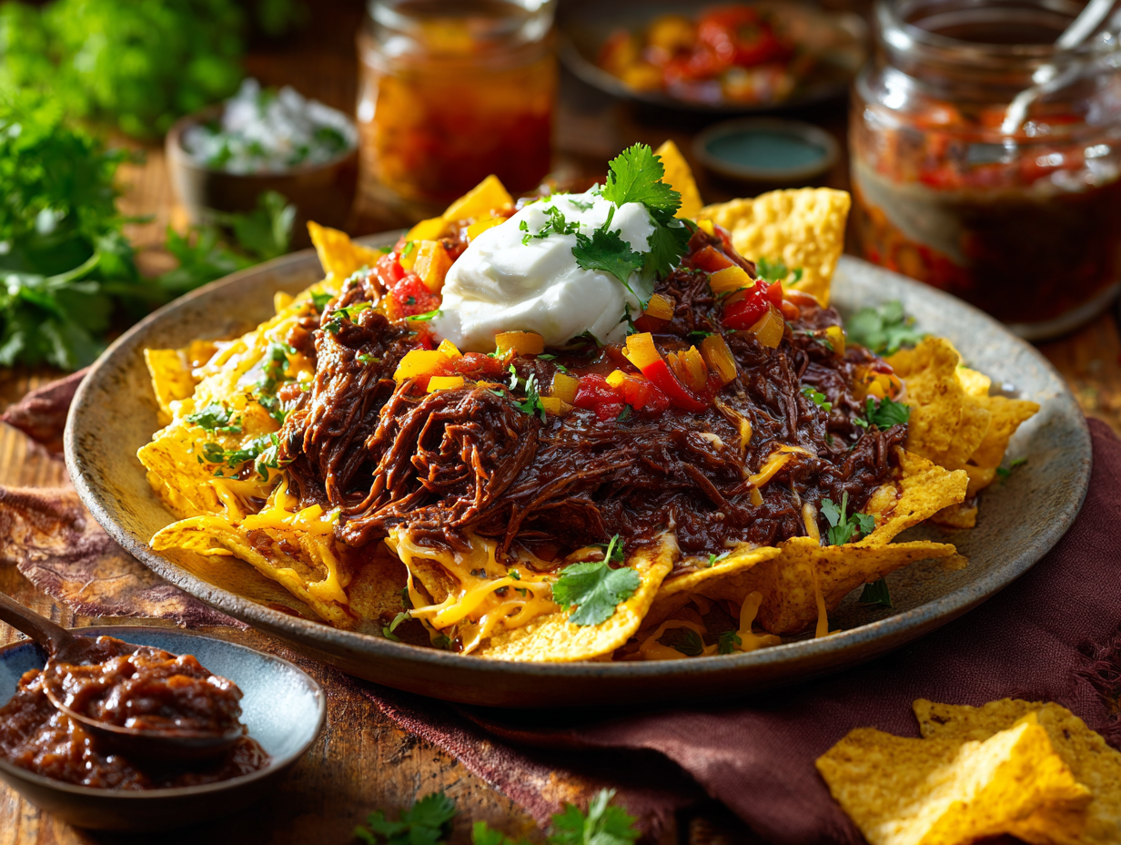 Mouthwatering Chilli Beef With Nachos
