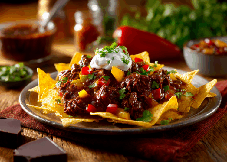 Mouthwatering Chilli Beef With Nachos
