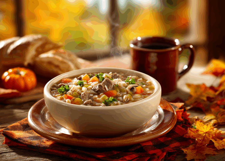 Meaty Beef Barley Soup
