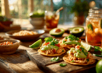 Quick And Easy Chicken Tostada Recipe