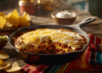 Filling Skillet Mexican Casserole