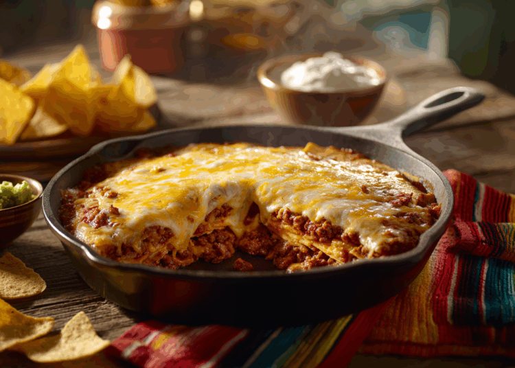 Filling Skillet Mexican Casserole