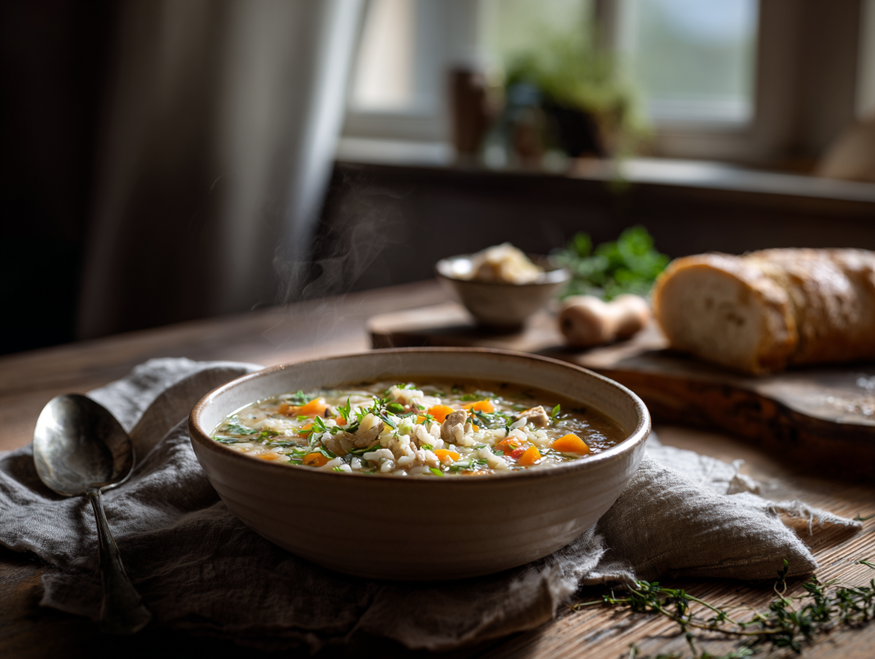 Heartwarming Chicken Rice Soup2