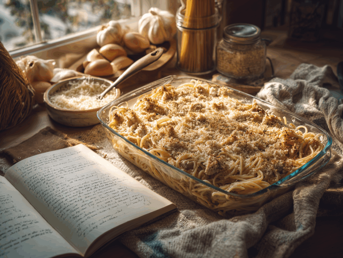 Easy And Healthy Chicken Tetrazzini