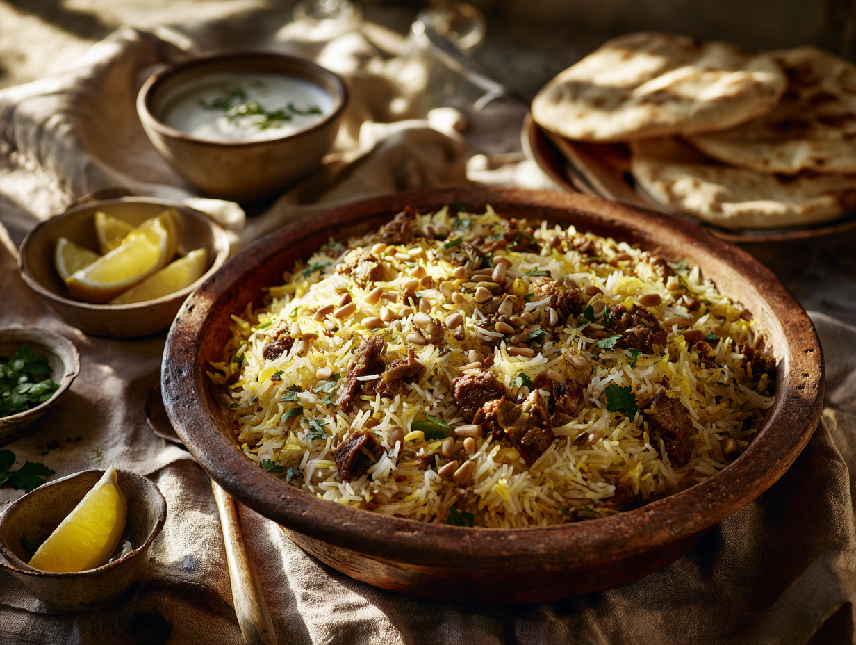 Savoury Arabic Lamb And Rice 2 Savoury Arabic Lamb And Rice