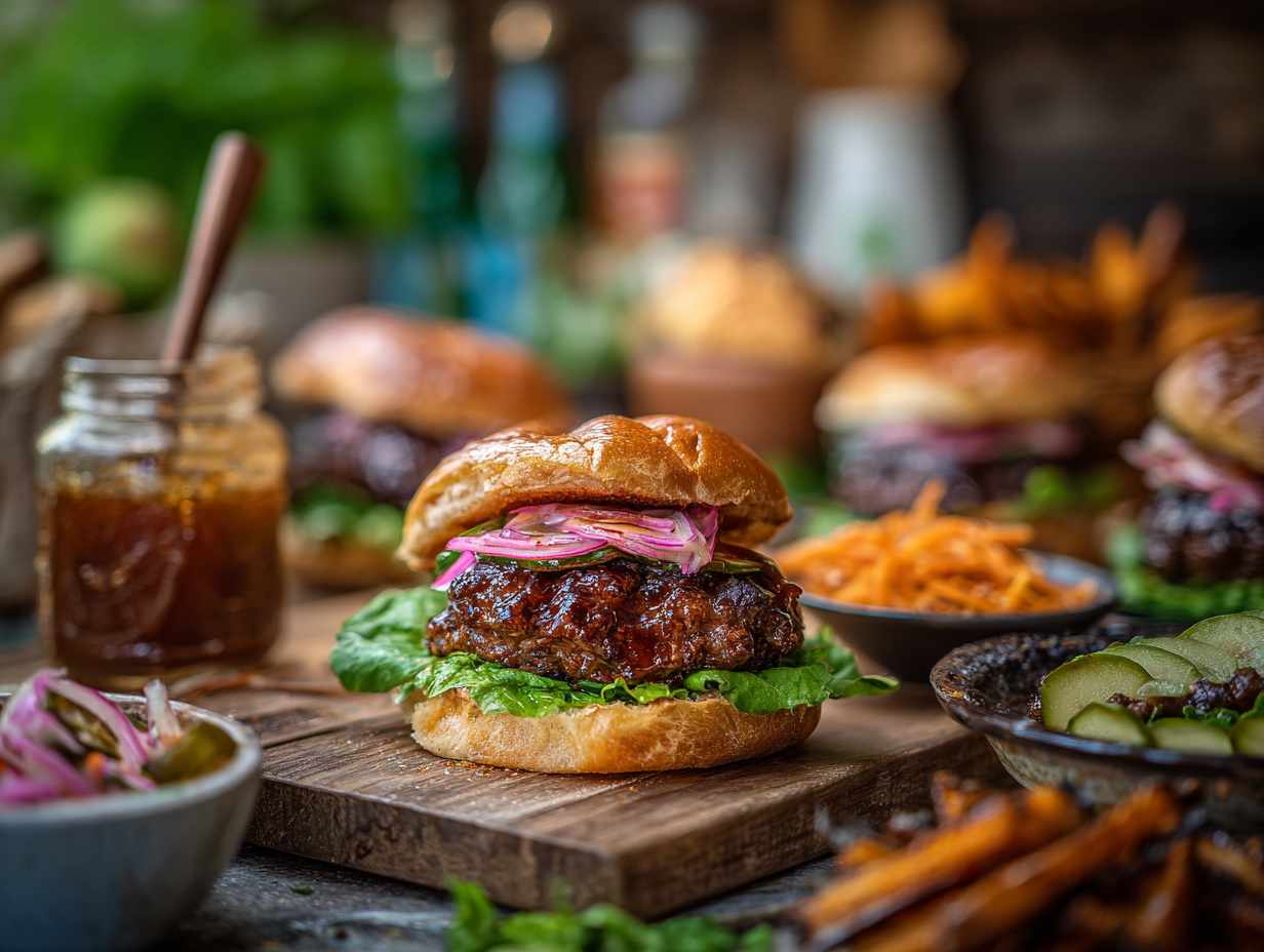 Scrumptious Bulgogi Burgers