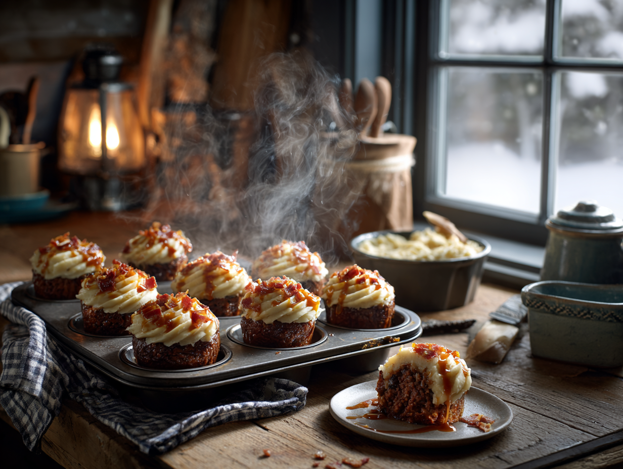 Smoked Meatloaf Cupcakes