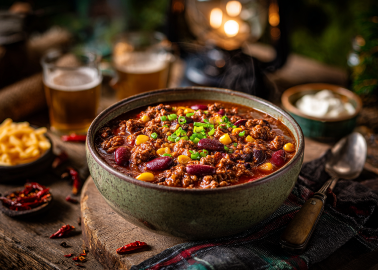 Spicy Chili With Black And Cannellini Beans