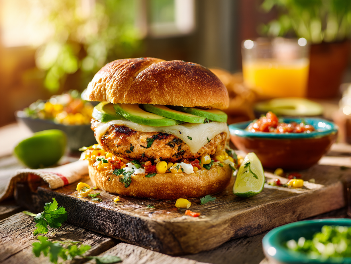 Enjoyable Southwestern Turkey Burgers