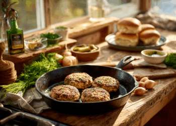 Tasty Dill Turkey Burgers