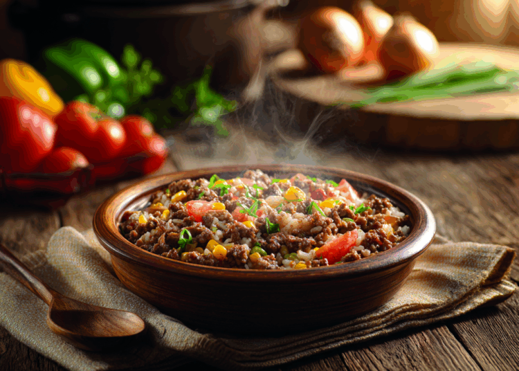 Simple Ground Beef And Rice Recipe