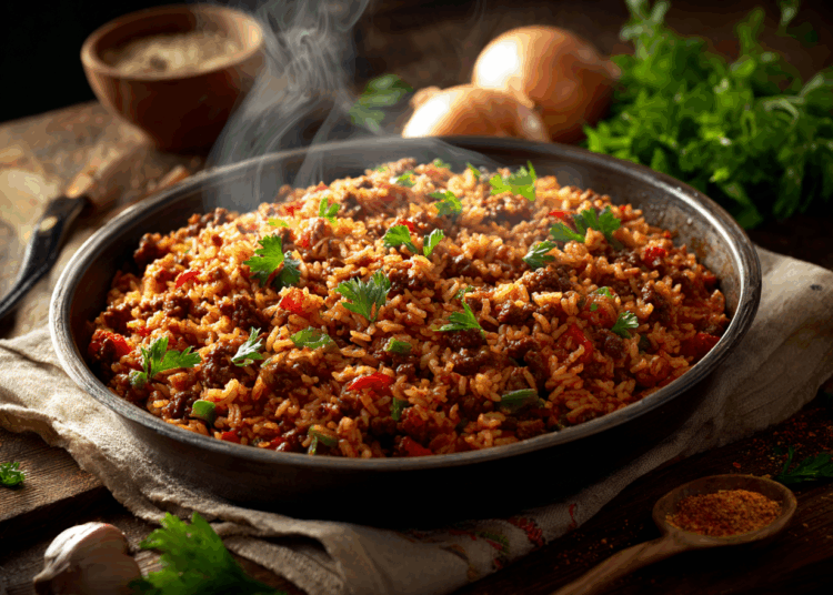 Gratifying Spanish Rice With Ground Beef Recipe
