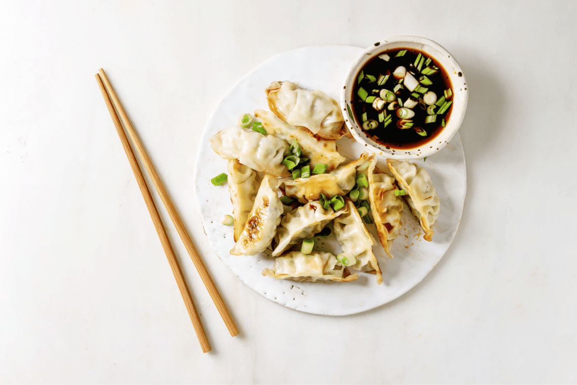 Juicy Pork Dumplings With Black Vinegar