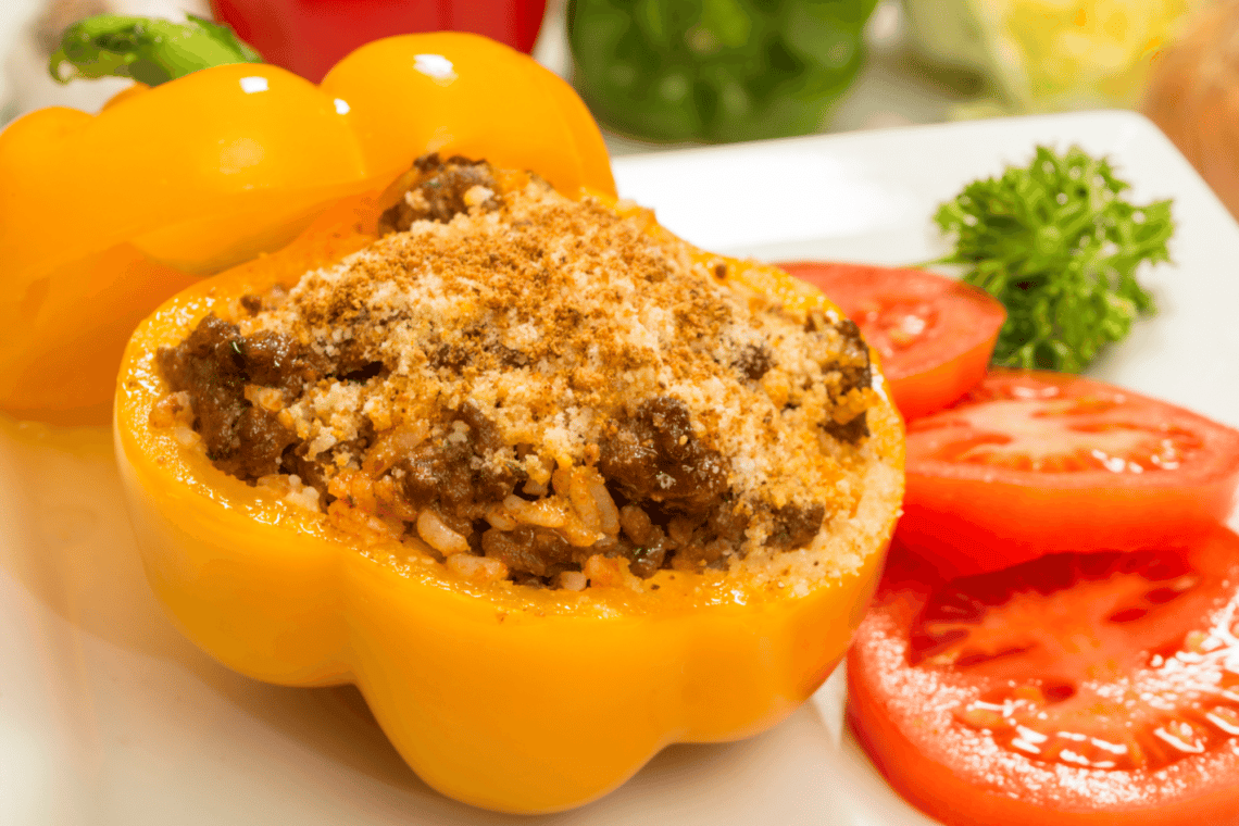 Old-Fashioned Stuffed Bell Peppers Recipe 1 Old-Fashioned Stuffed Bell Peppers Recipe