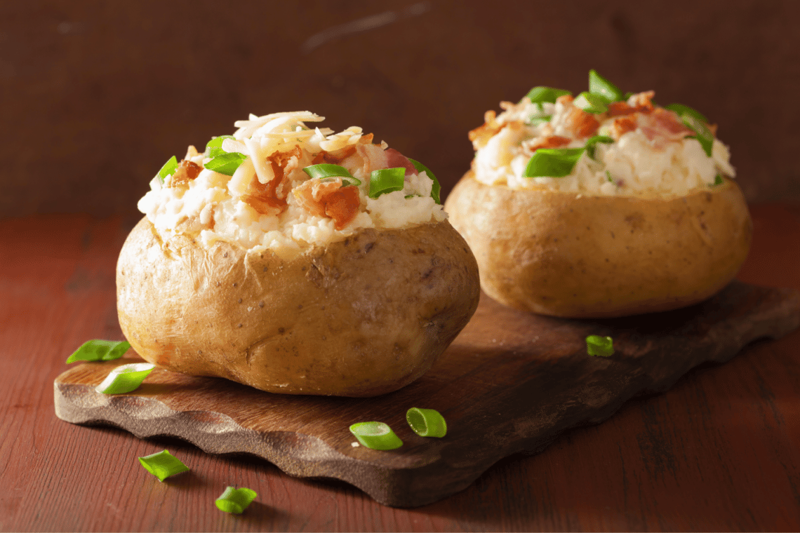 Savoury Pork And Cheese Stuffed Jacket Potatoes 1 Pork And Cheese Stuffed Jacket Potatoes