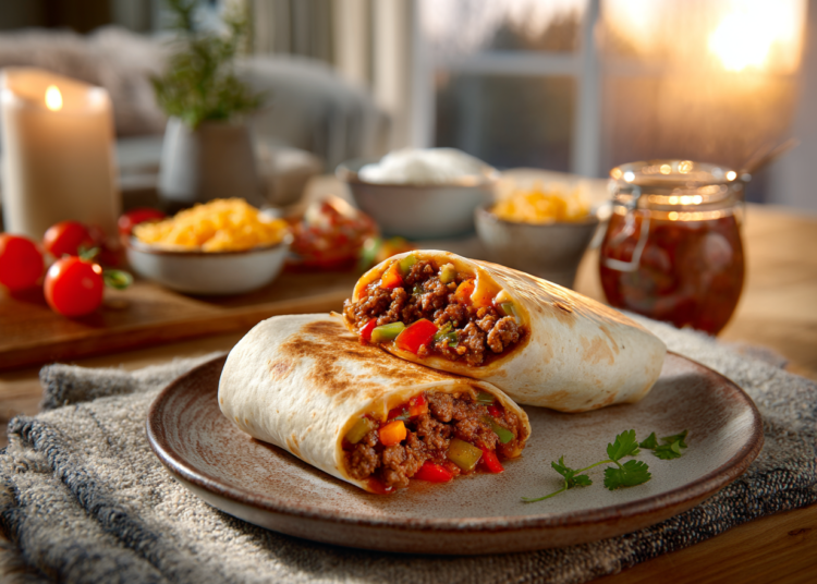 The Best Beef And Veggie Burrito