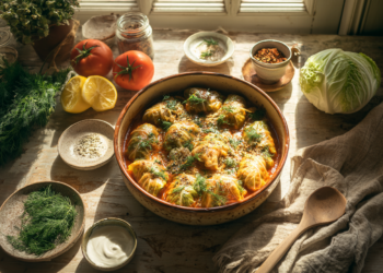 Healthy Quinoa And Turkey Stuffed Cabbage Rolls