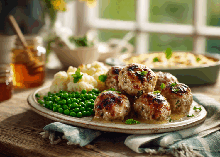 Amazing Honey Mustard And Garlic Pork Rissoles