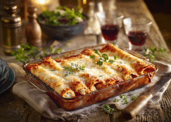 Satisfying Italian Cannelloni Al Forno