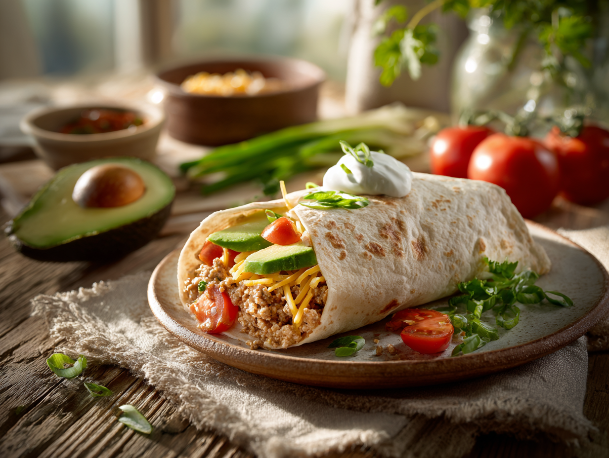 Healthy Turkey-Stuffed Burrito 2 Healthy Turkey-Stuffed Burrito