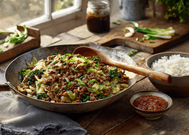 The Best Meat And Cabbage Stir Fry