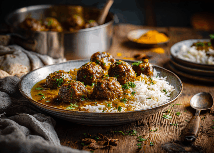 Sweet And Sticky Meatball Curry