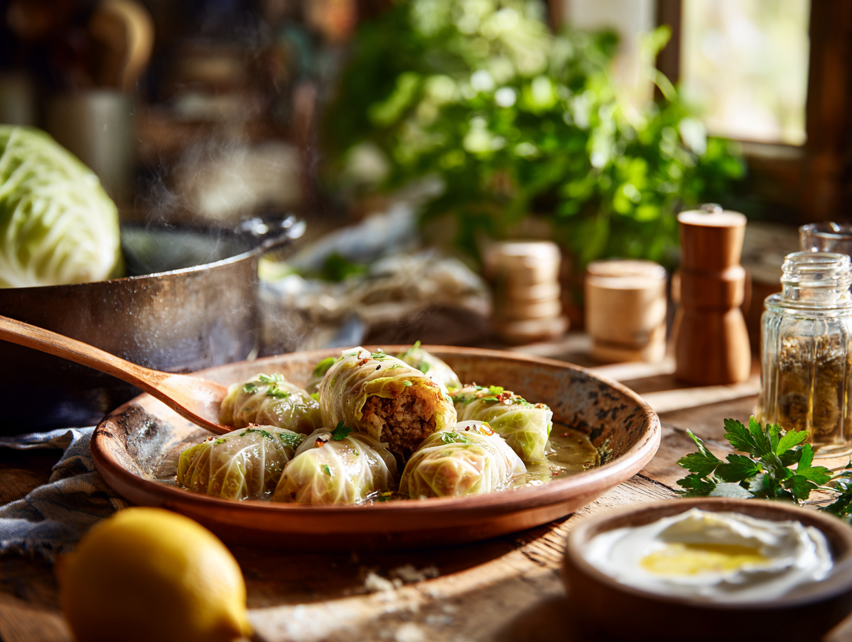 Appetizing Malfoof (Stuffed Cabbage)